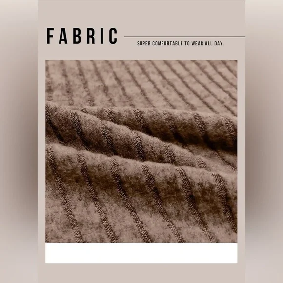 Women's Puff Long Sleeve Shirts Casual Knit Blouses Crew Neck Elegant New L - Picture 5 of 9